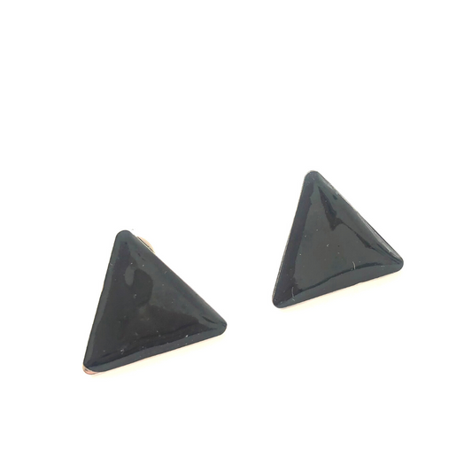 Boucle d'oreille triangle - Acier inoxydable.