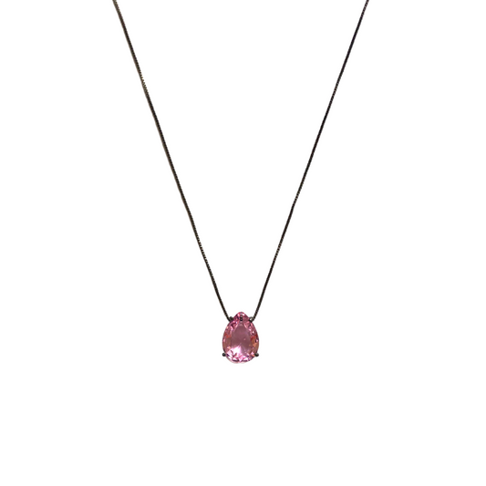 Drop G Pink Necklace