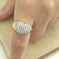 Heart Ring Studded Zirconia