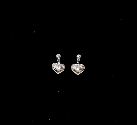 Heart Earring - Stainless Steel.
