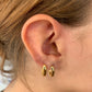 Plain Oval Earring