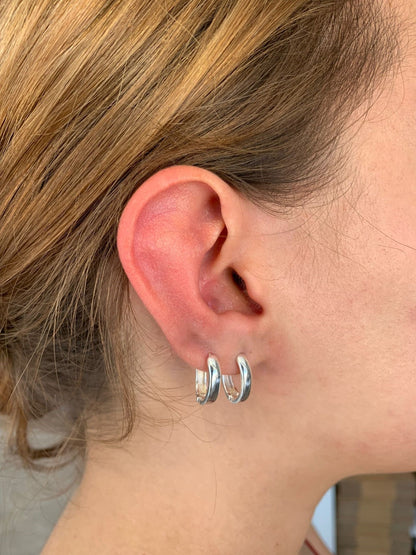 Plain Oval Earring