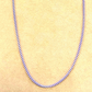 Collier chaîne couleur lilas