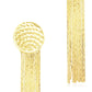 Gold Plated Circle Fringe Earring